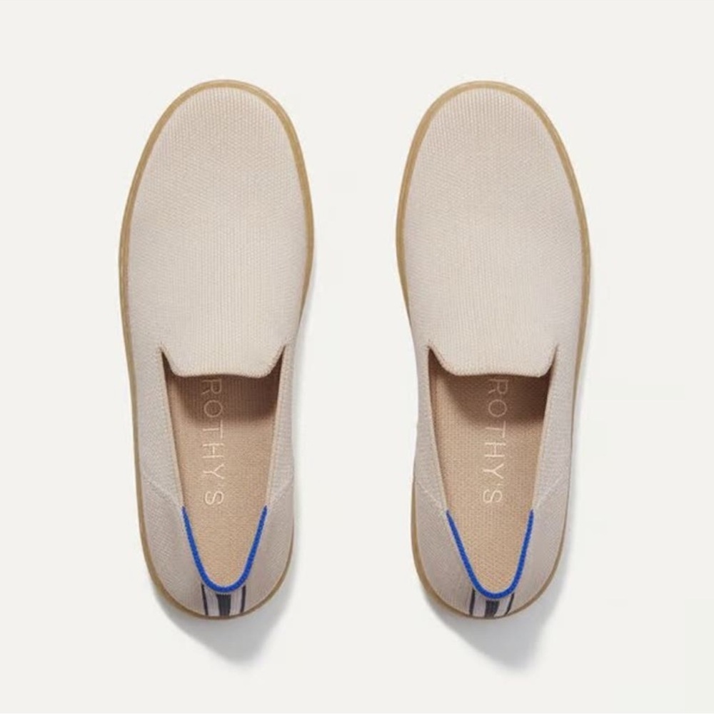 Rothy’s The Original Slip On Sneaker In Vanilla Bean Women’s Size 8.5